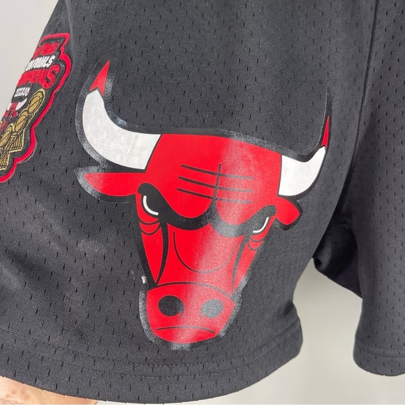 NWT PRO STANDARD CHICAGO BULLS BLACK MESH CAPSULE SHORTS Men’s Size Medium - Picture 8 of 15